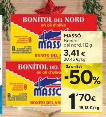 Caprabo Bonito del norte massó oferta