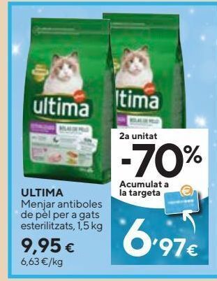 Caprabo Comida para gatos última oferta
