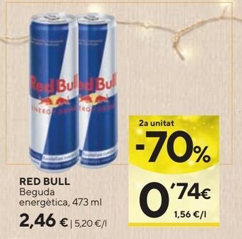 Caprabo Bebida energética red bull oferta