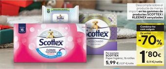 Caprabo Papel higiénico scottex oferta
