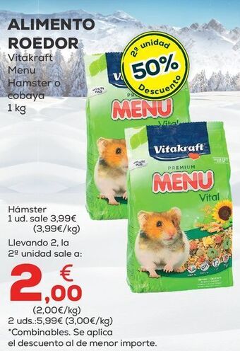 Kiwoko Comida para roedores vitakraft oferta