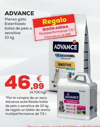 Kiwoko Pienso para gatos advance oferta