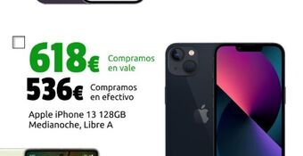 CeX Apple iphone 13 128gb medianoche, libre a oferta