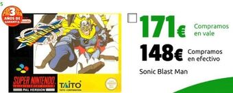 CeX Sonic blast man oferta