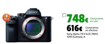 CeX Sony alpha 7r ii ilce-7rm2 42m (cuerpo), a oferta