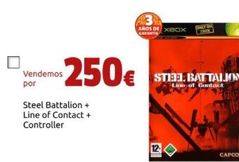 CeX Steel battalion + line of contact + controller oferta