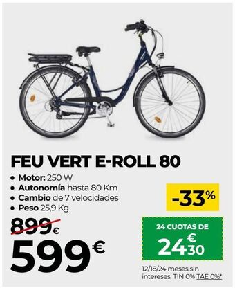 Feu Vert Bicicleta eléctrica feuvert oferta