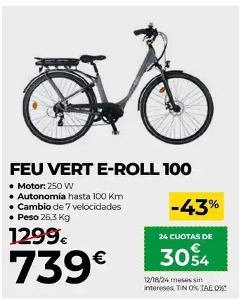 Feu Vert Bicicleta eléctrica feuvert oferta