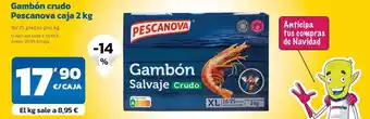 AhorraMas Gambones crudos pescanova oferta