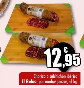 Unide Market Chorizo o salchichón ibérico el rubio oferta