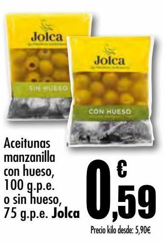 Unide Market Aceitunas manzanilla con hueso o sin hueso jolca oferta