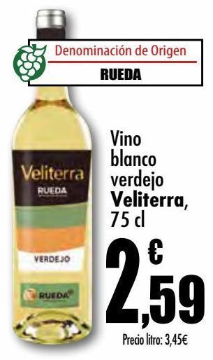 Unide Market Vino blanco verdejo veliterra oferta