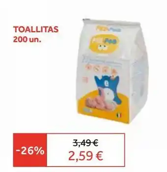 Toallitas húmedas para bebé