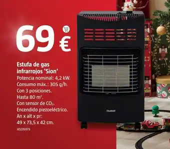 Bauhaus Estufa de gas oferta