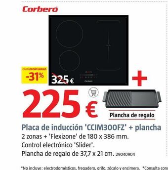 Bauhaus Placa de inducción corberó oferta