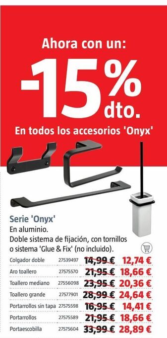 Bauhaus Accesorios para baño oferta