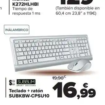 Carrefour Teclado y ratón oferta