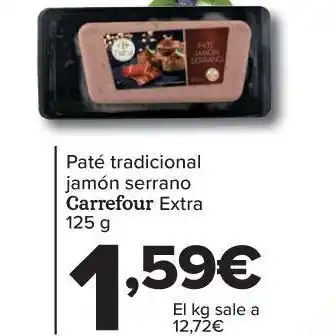Carrefour Paté tradicional oferta