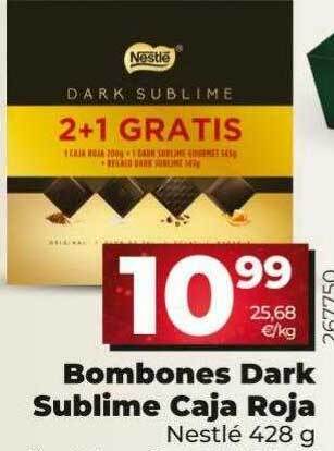 Dia Bombones dark sublime caja roja nestlé oferta
