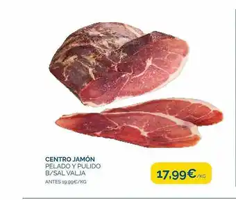 Supermercados La Despensa Centro jamón pelado y pulido b sal valja oferta
