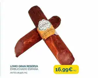 Supermercados La Despensa Lomo gran reserva embuchado españa oferta