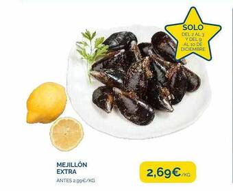 Supermercados La Despensa Mejillón extra oferta