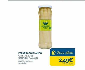 Supermercados La Despensa Espárrago blanco cristal 6 12 saboralsa oferta