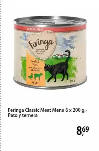 Zooplus Feringa classic meat menu 6 - pato y ternera oferta