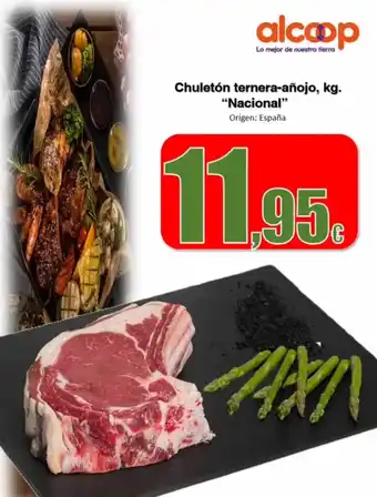 Super Alcoop Chuletón ternera-añojo nacional oferta