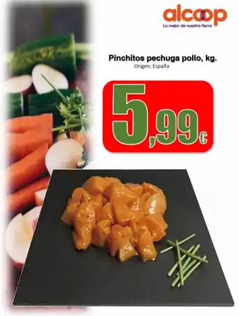 Super Alcoop Pinchitos pechuga pollo oferta