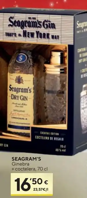 Caprabo Ginebra seagram's oferta