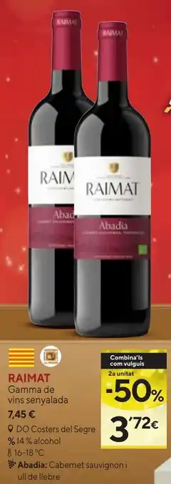Caprabo Vino tinto raimat oferta