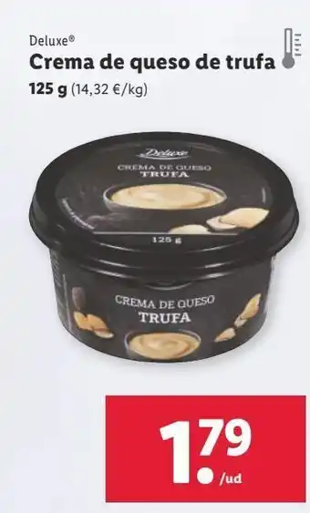 Lidl Crema de queso deluxe oferta