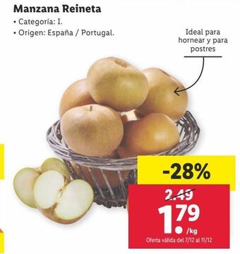Lidl Manzanas oferta