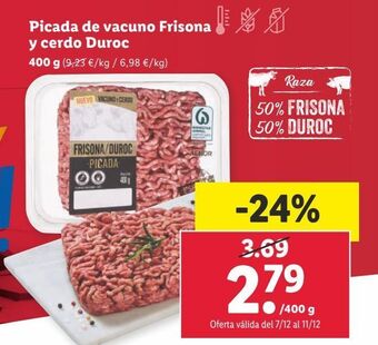 Lidl Carne picada mixta oferta