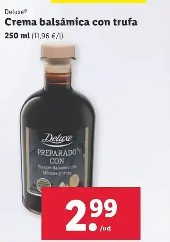 Lidl Crema balsámica deluxe oferta