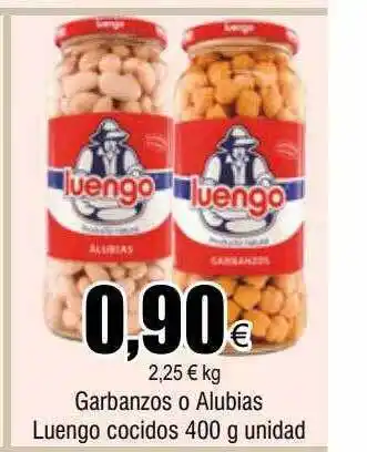 FROIZ Garbanzos o alubias luengo cocido oferta