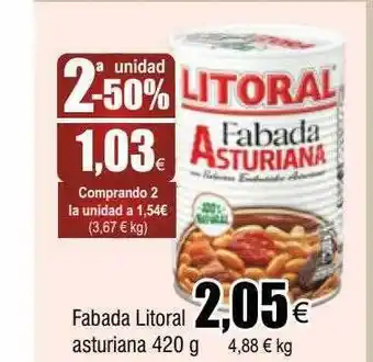 FROIZ 2a unidad -50% fabada litoral asturiana oferta