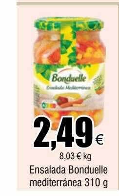 FROIZ Ensalada bonduelle mediterránea oferta