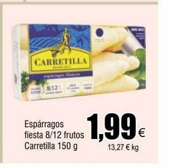 FROIZ Espárragos fiesta 8-12 frutos carretilla oferta