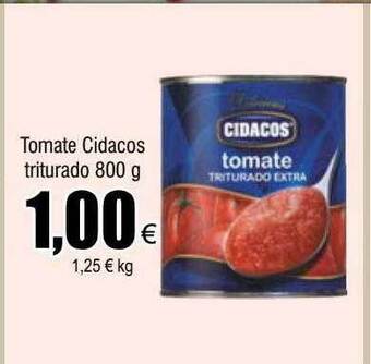 FROIZ Tomate cidacos triturado oferta