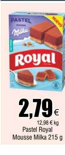 FROIZ Pastel royal mousse milka oferta