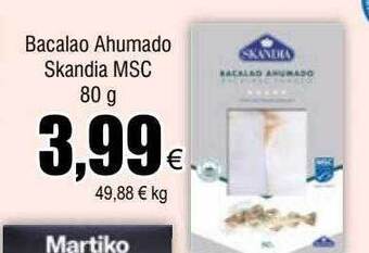 FROIZ Bacalao ahumado skandia msc oferta