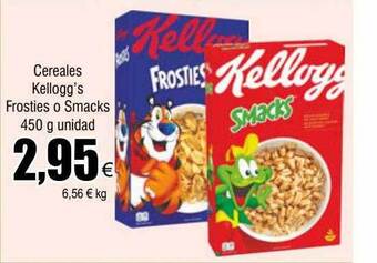 FROIZ Cereales kellogg's frosties o smacks oferta