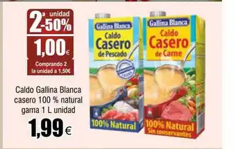 FROIZ 2a unidad -50% caldo gallina blanca casero 100% natural gama oferta