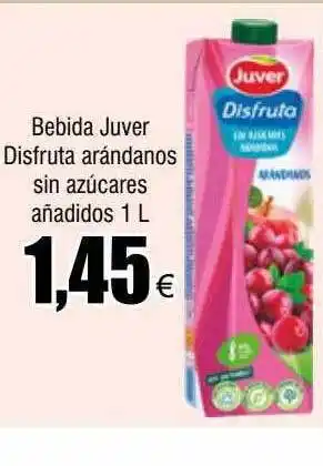FROIZ Bebida juver disfruta arándanos sin azúcares añadidos oferta