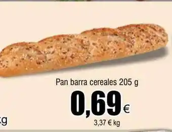 FROIZ Pan barra cereales oferta