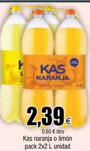 FROIZ Kas naranja o limón oferta