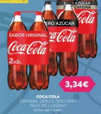 FROIZ Coca cola original zero o zero zero oferta