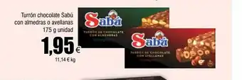 FROIZ Turrón chocolate asbú con almendras o avellanas oferta